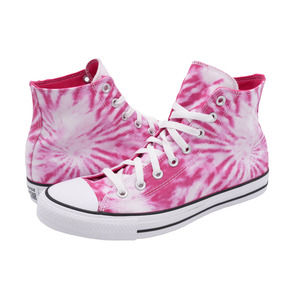 Converse CTAS Hi Mens 9 Sneakers Cerise Pink/Game Royal/White Shoes 167928F